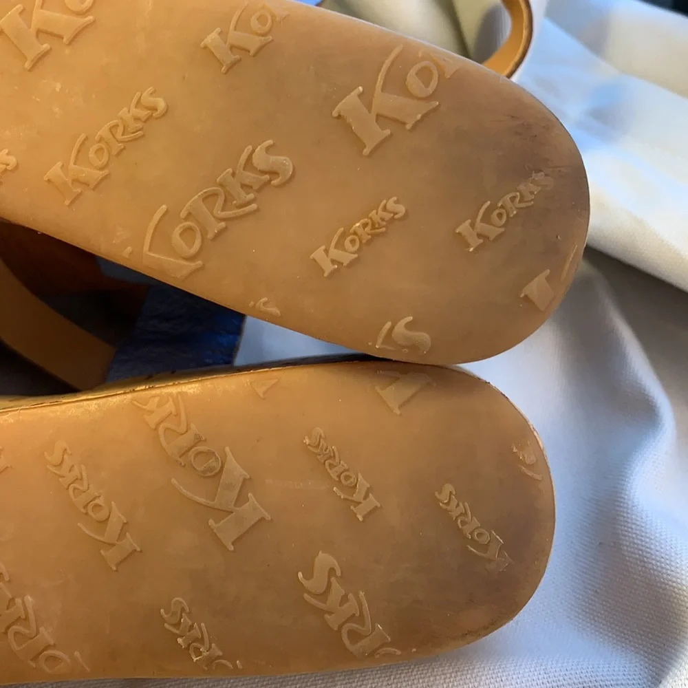 Korks by Kork-Ease almost NEW leather platforms